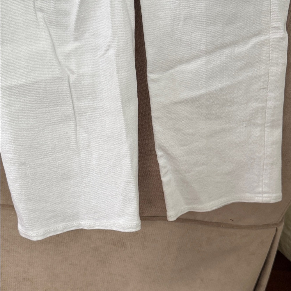 NWT L Agence Nadia Cropped White Jeans Size 30 - Picture 11 of 11
